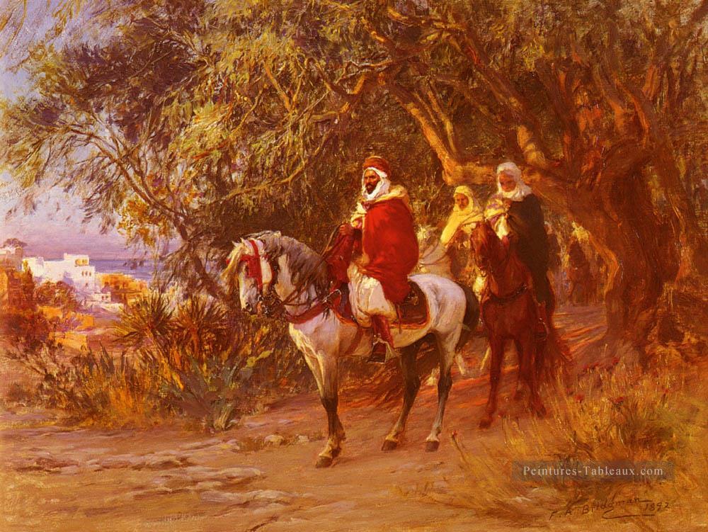 Le Retour Arabe Frederick Arthur Bridgman Peintures à l'huile